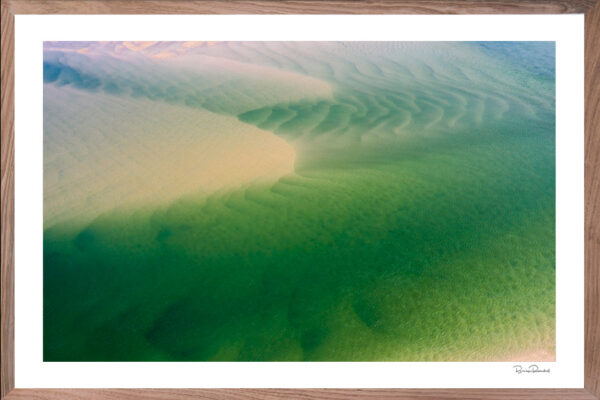 Green Abstract - Aerial Artwork