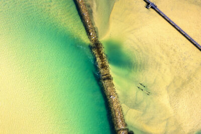 Sea Wall - Aerial Artwork